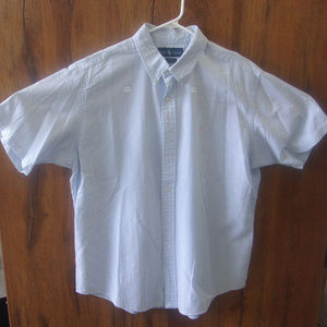 Mens Polo Ralph Lauren Light Blue Button Shirt